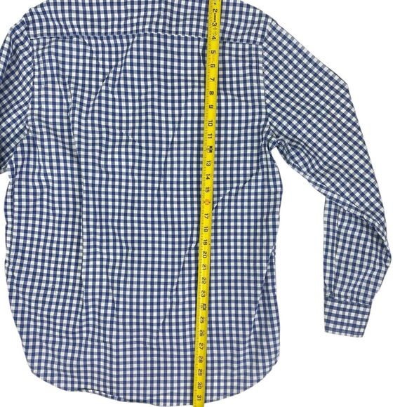 International Report Designed for Fun Blue Gingham Button Shirt Floral Accent L - Picture 10 of 12